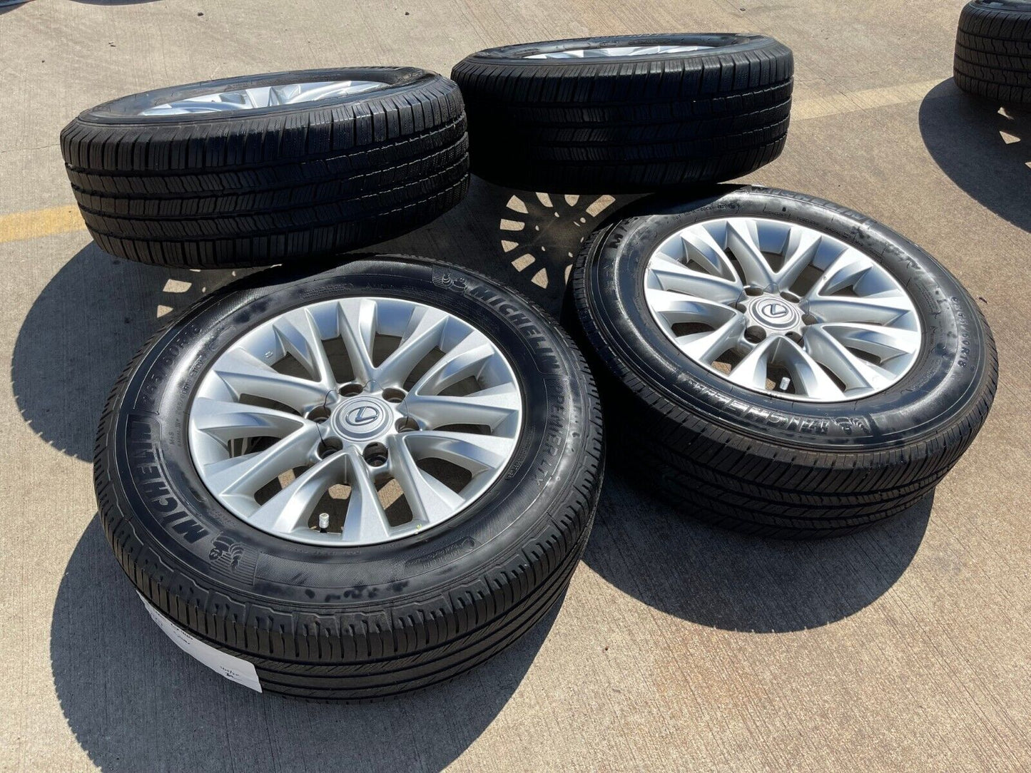 18" Lexus GX460 GX470 Tacoma 4Runner OEM CHROME wheels rims 74297 tires MICHELIN