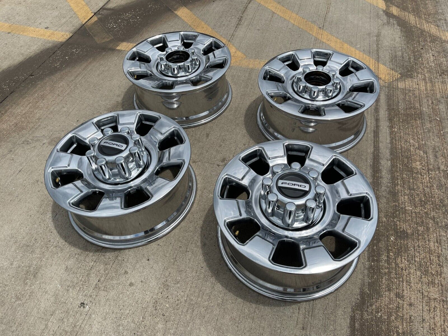 20" Ford F-250 F-350 OEM chrome Lariat 10295 25085 wheels rims 2023 2024 2025