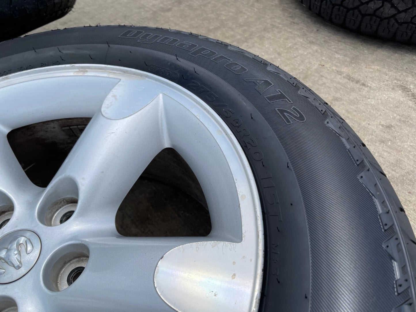 20" Dodge Ram 1500 OEM wheels rims 2267 tires 5x139 5x5.5