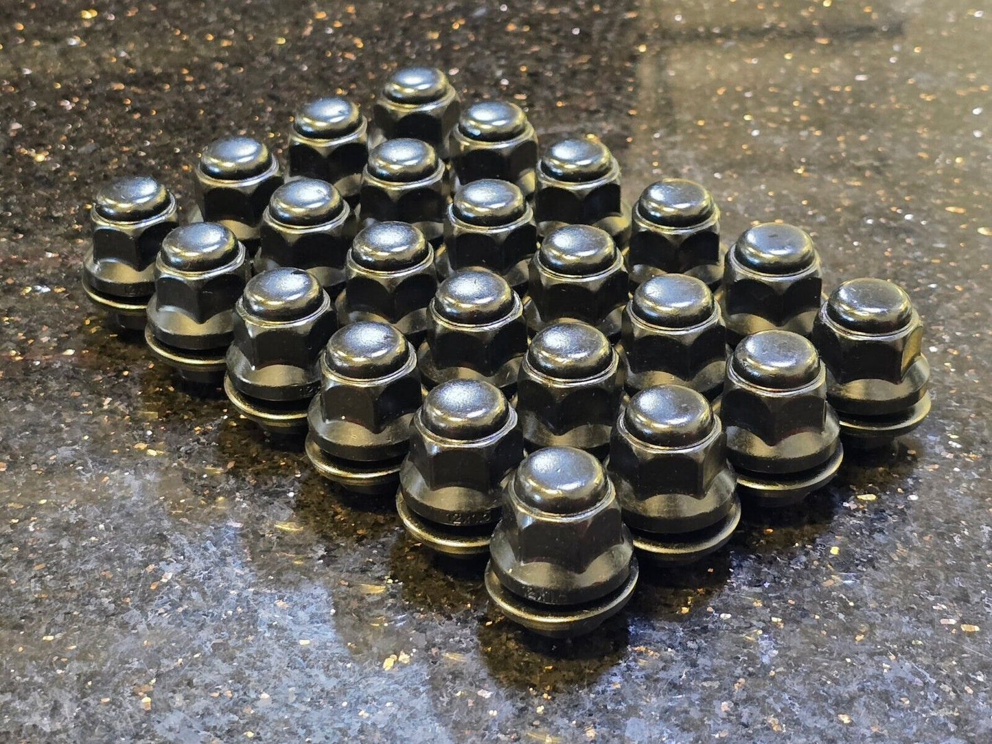 (24) OEM 12x1.5 Toyota Tacoma 4Runner FJ Cruiser lug nuts lugs black