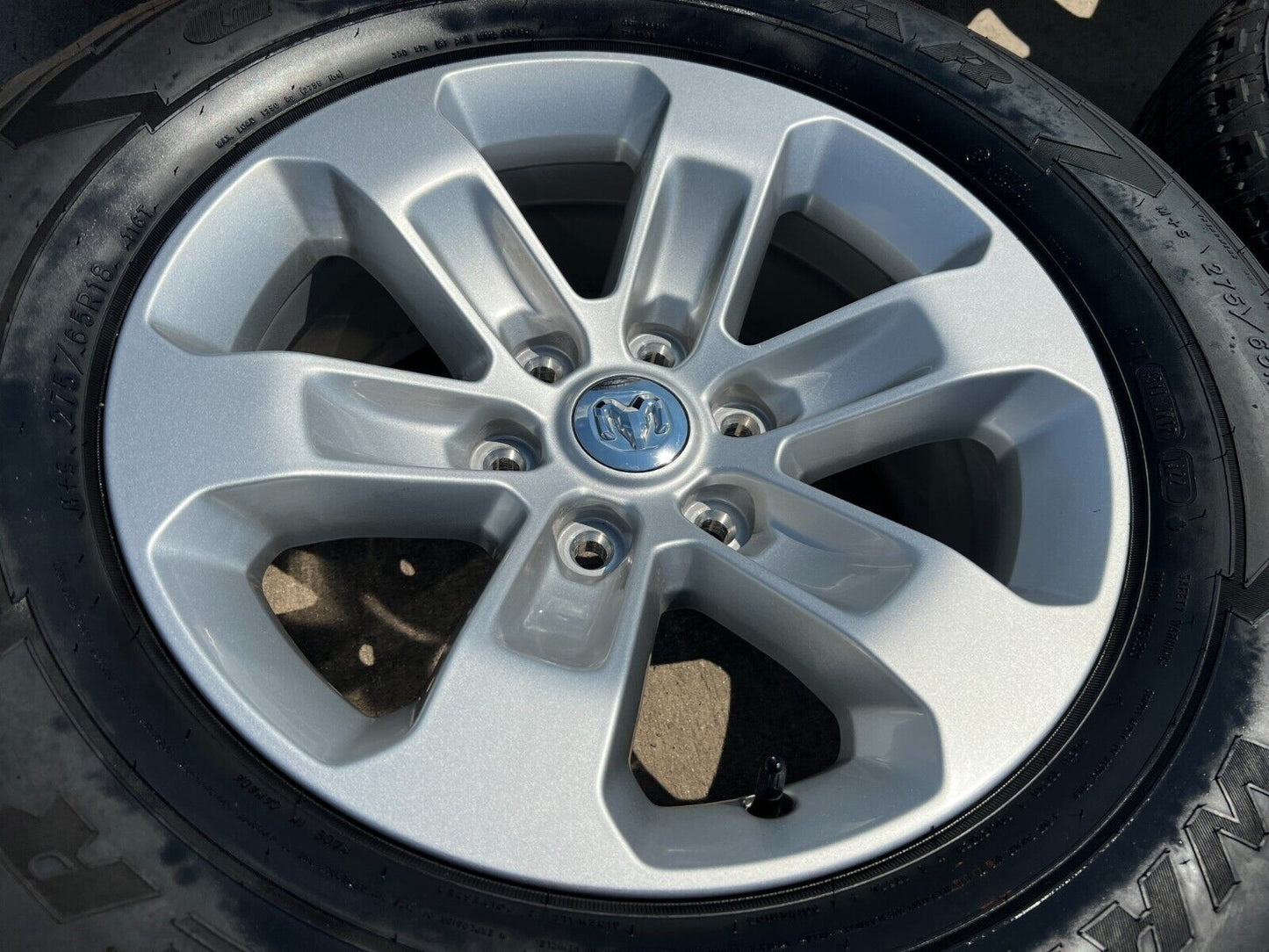 18" Dodge Ram 1500 OEM wheels rims 6x5.5 2672 tires 2019 2020 2021 2022 2023