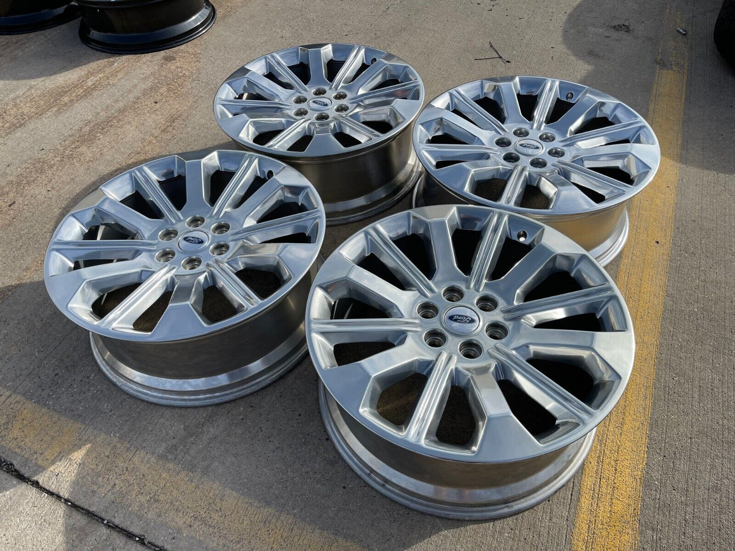 22" Ford F-150 LIMITED OEM rims wheels 10349 95103 2021 2022 2023 2024 2025 NEW