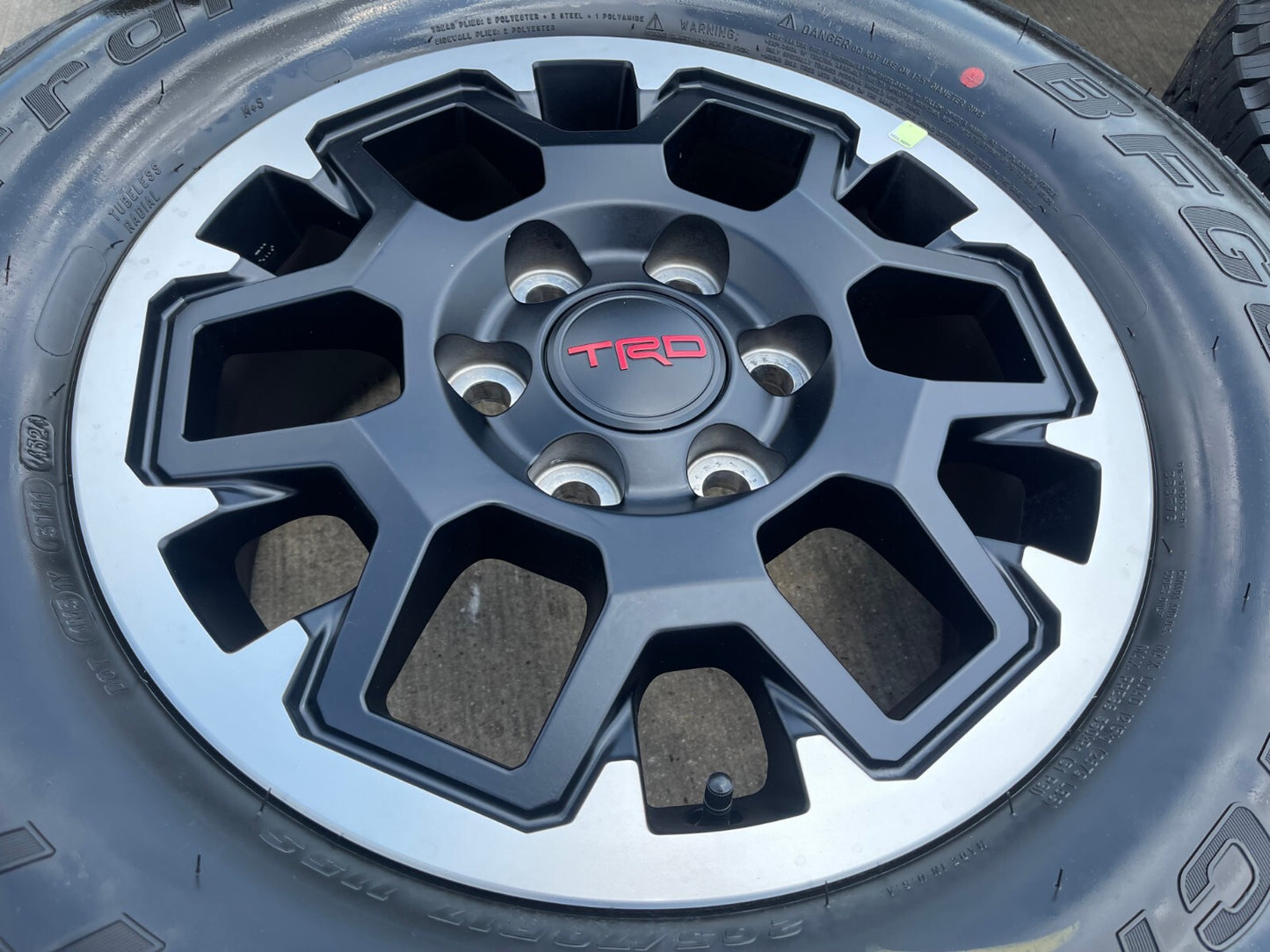 17" Toyota Tacoma 4Runner TRD OEM 42611 95893 10638 wheels rims 2025 BFG NEW