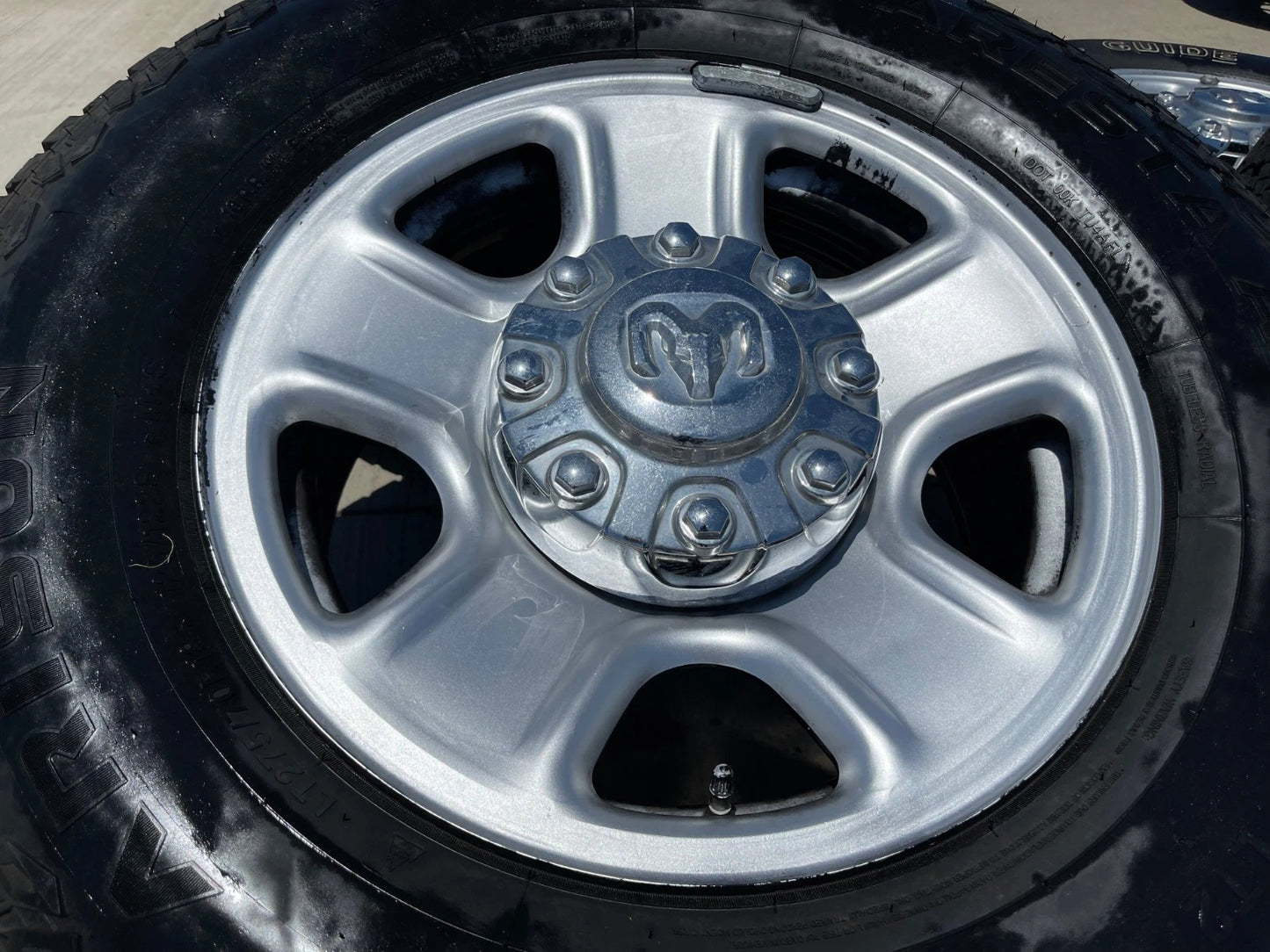 18" Dodge Ram 2500 3500 STEEL chrome OEM 2473 wheels rims tires