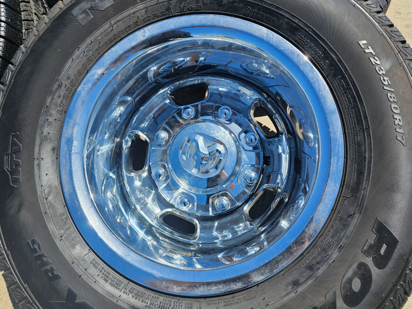 17" Dodge Ram 3500 Dually Laramie 8x200 wheels rims 2703 2704 OEM 2024 2025 NEW