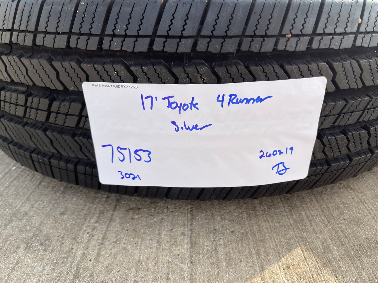 17" 4Runner Toyota Tacoma OEM wheels rims 75153 FJ MICHELIN DISCOUNTED