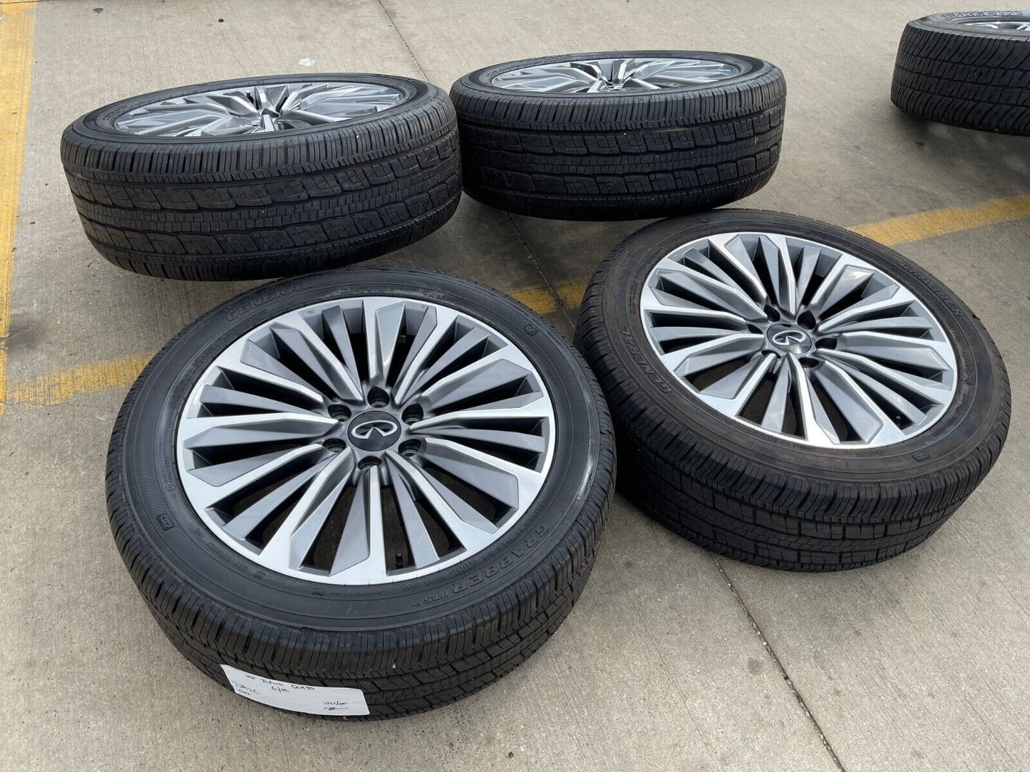 22" Infiniti QX80 QX56 Nissan Titan Armada OEM wheels rims tires 2024 2025