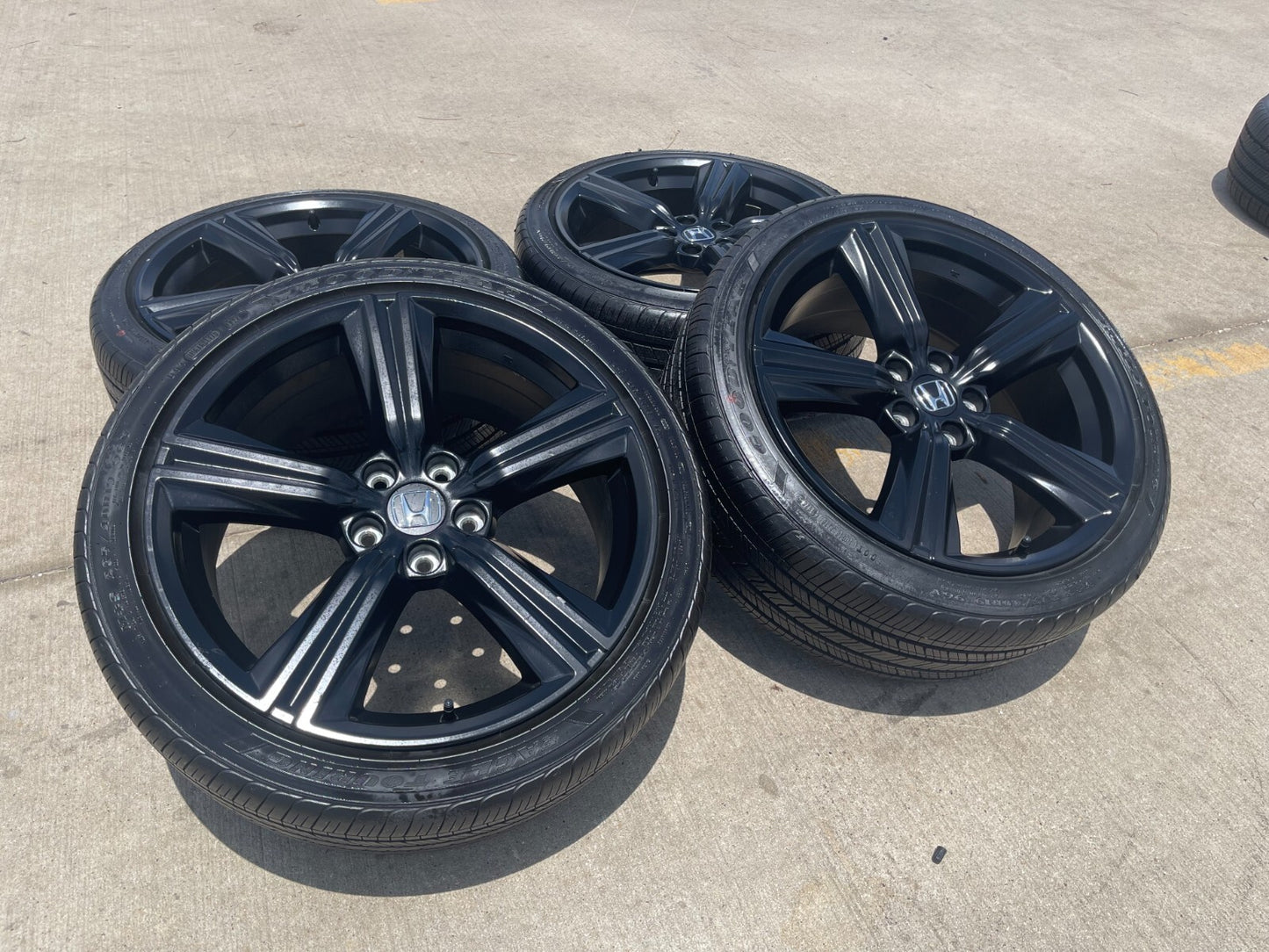 19" Honda Accord OEM Black Sport wheels rims 60307 190340 Civic 2023 2024 2025