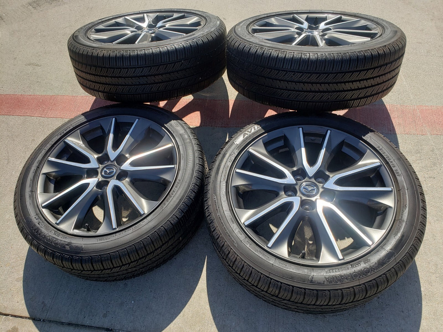 18" Mazda CX-3 3 5 6 OEM wheels rims 64988 tires YOKOHAMA