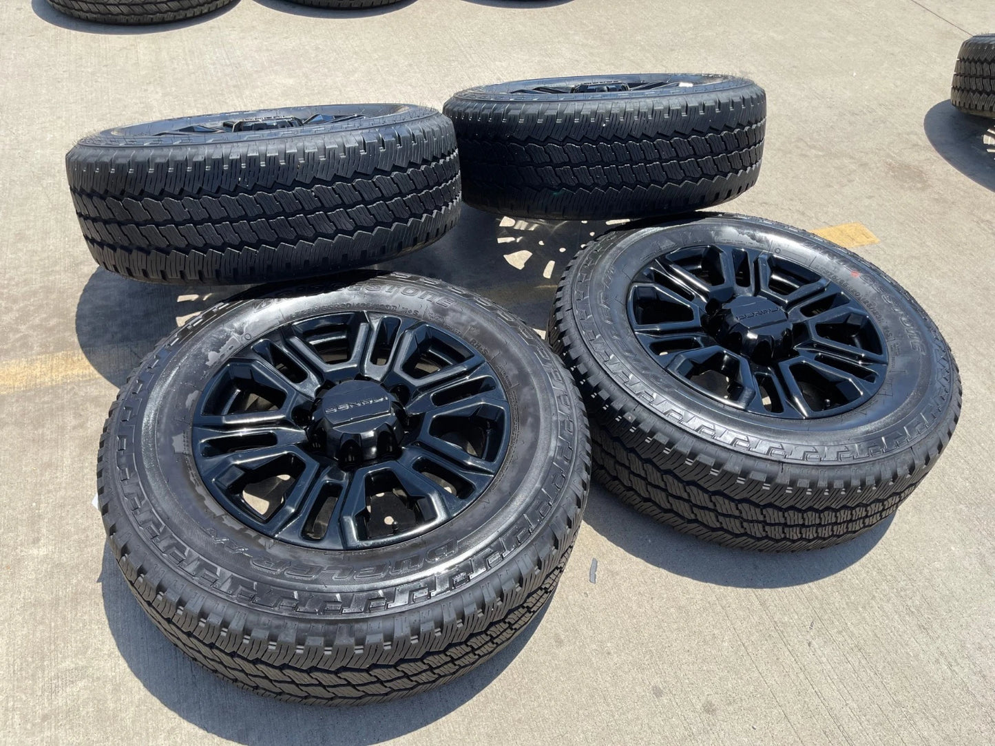 20" GMC Sierra Chevy 2500 OEM 5957 BLACK DIAMOND wheels rims 2024 2025 NEW
