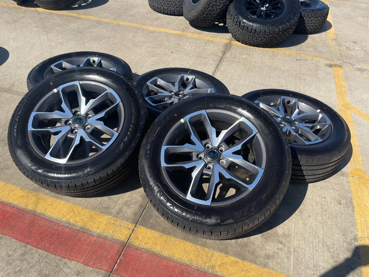 20" Jeep Wrangler Rubicon 4XE OEM 04755613AA wheels rims Gladiator 2024 2025 NEW