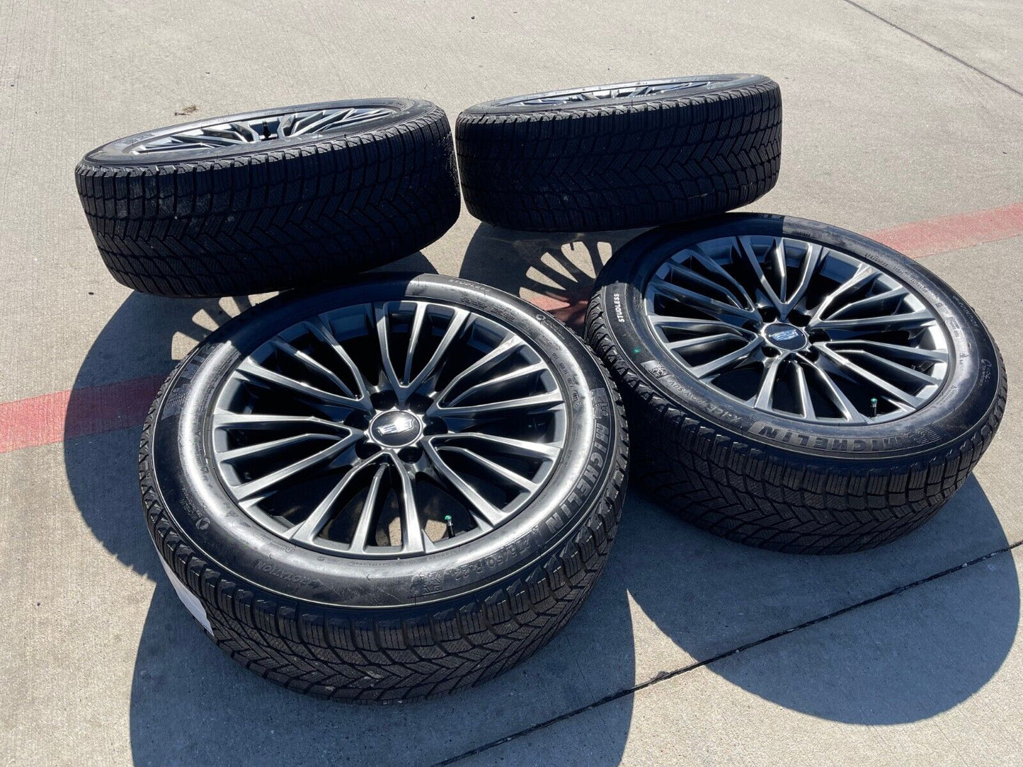 22" Cadillac Escalade V Platinum OEM 4883 wheels rims 2023 2024 2025 NEW