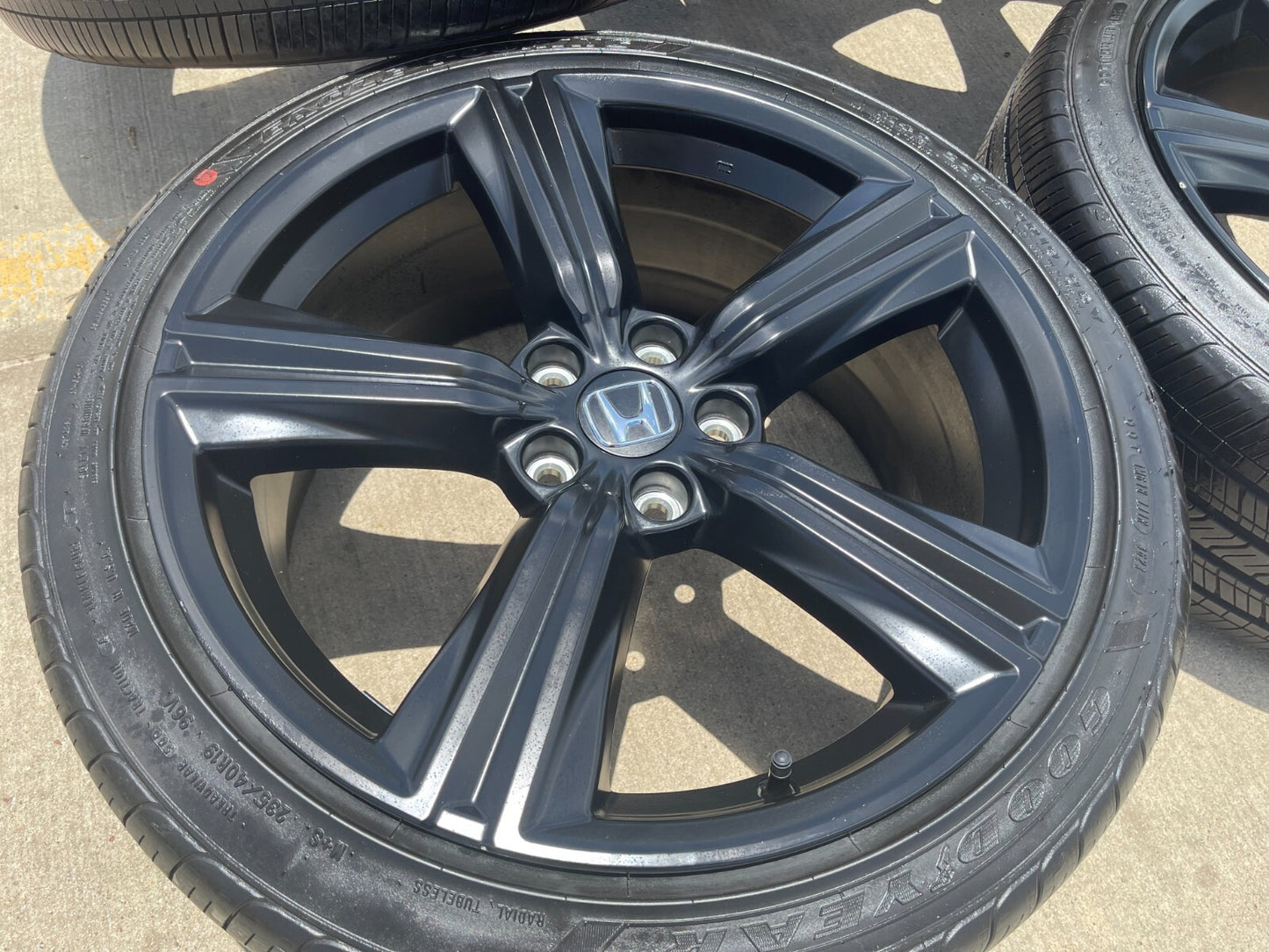 19" Honda Accord OEM Black Sport wheels rims 60307 190340 Civic 2023 2024 2025