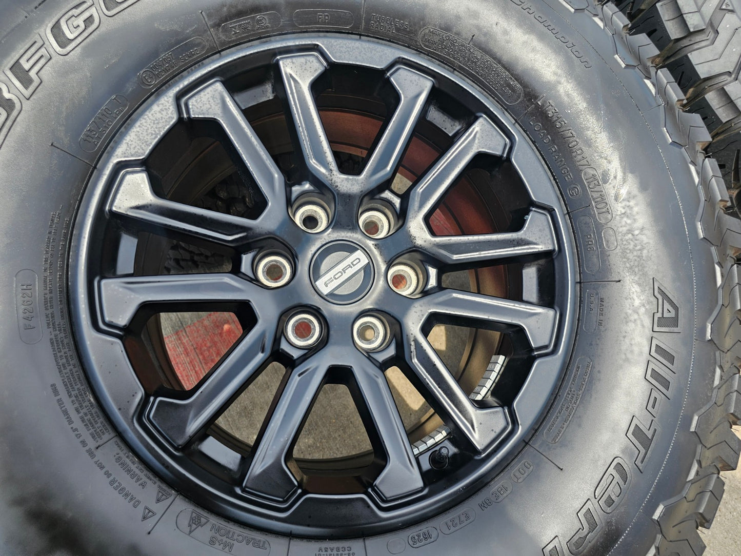 17" Ford F-150 Raptor OEM rims wheels Bronco 2023 2024 2025 2026 NEW BFG