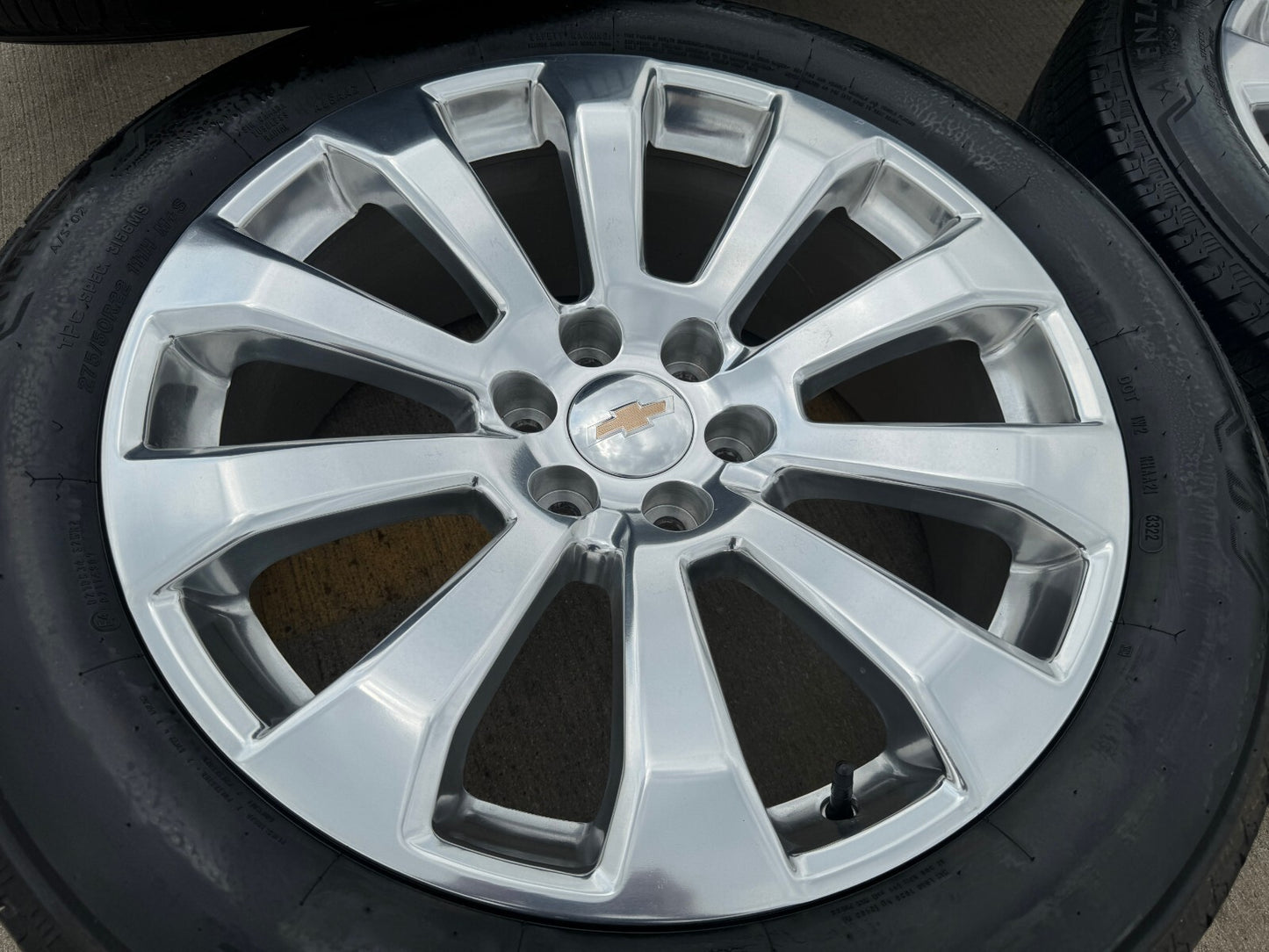 22" Chevy Silverado High Country OEM 5922 wheels rims Tahoe 2023 2024 2025 NEW