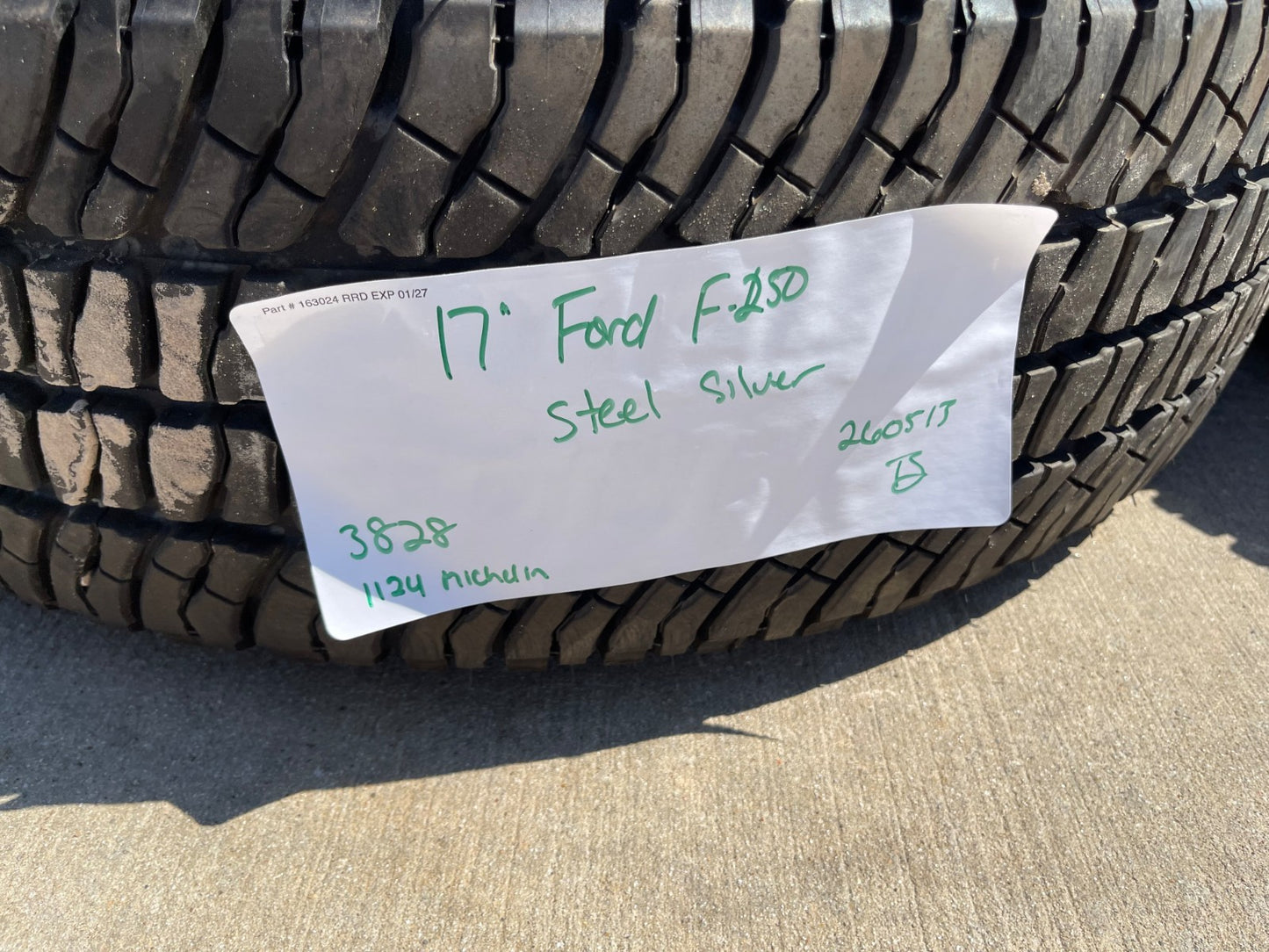 17" Ford F-250 F-350 OEM 3828 wheels rims tires MICHELIN 2023 2024 2025 2026 NEW