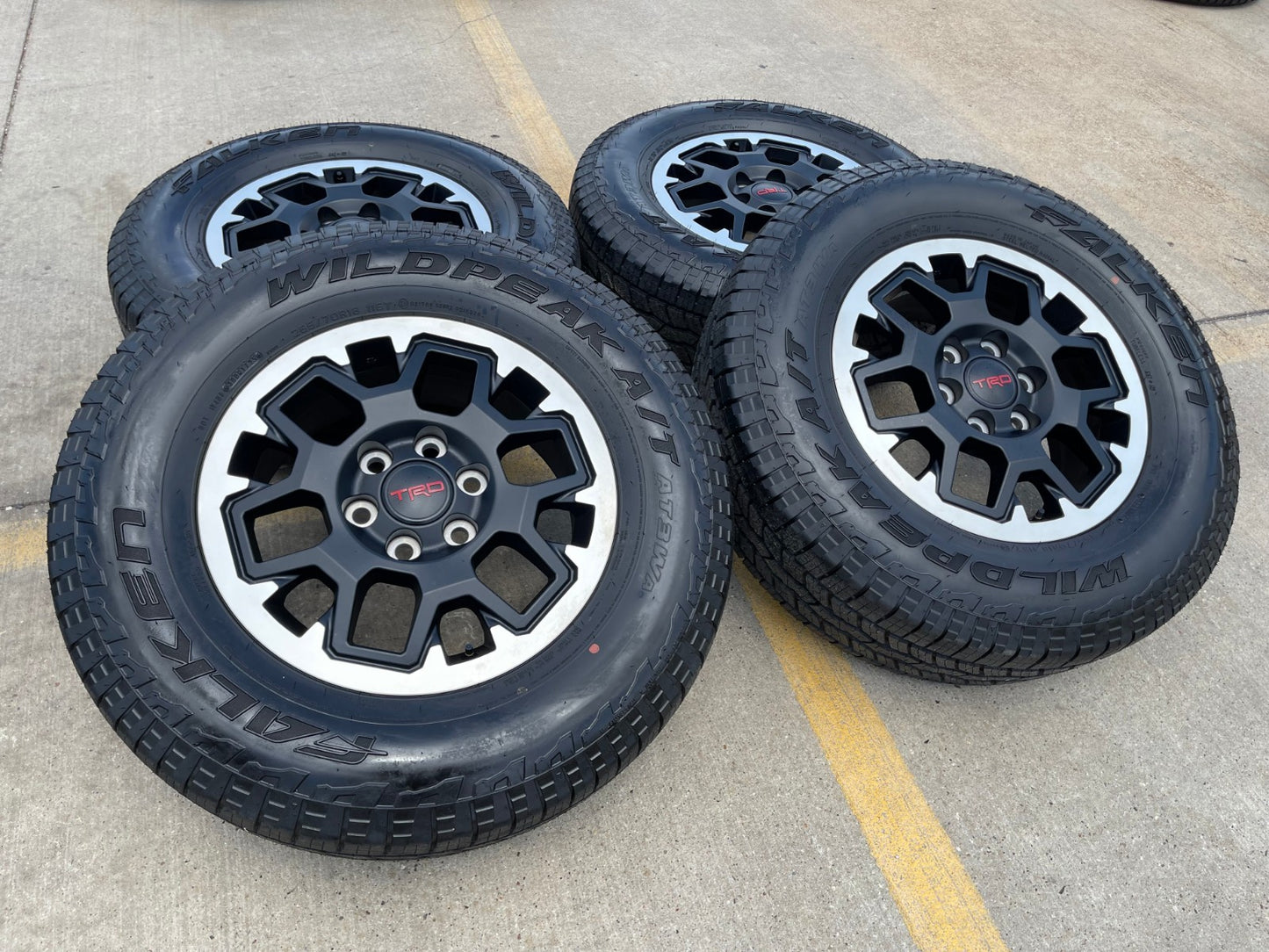 18" Toyota Tacoma 4Runner TRD OEM wheels rims tires 2024 2025 2026 NEW