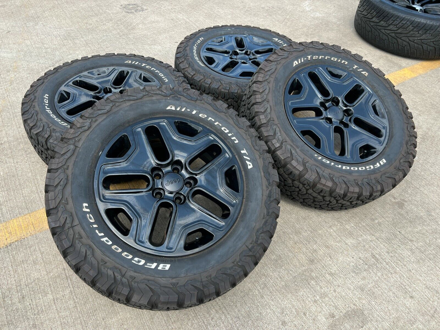 17" Jeep Cherokee wheels OEM rims Compass Renegade 9199 BFG NEW