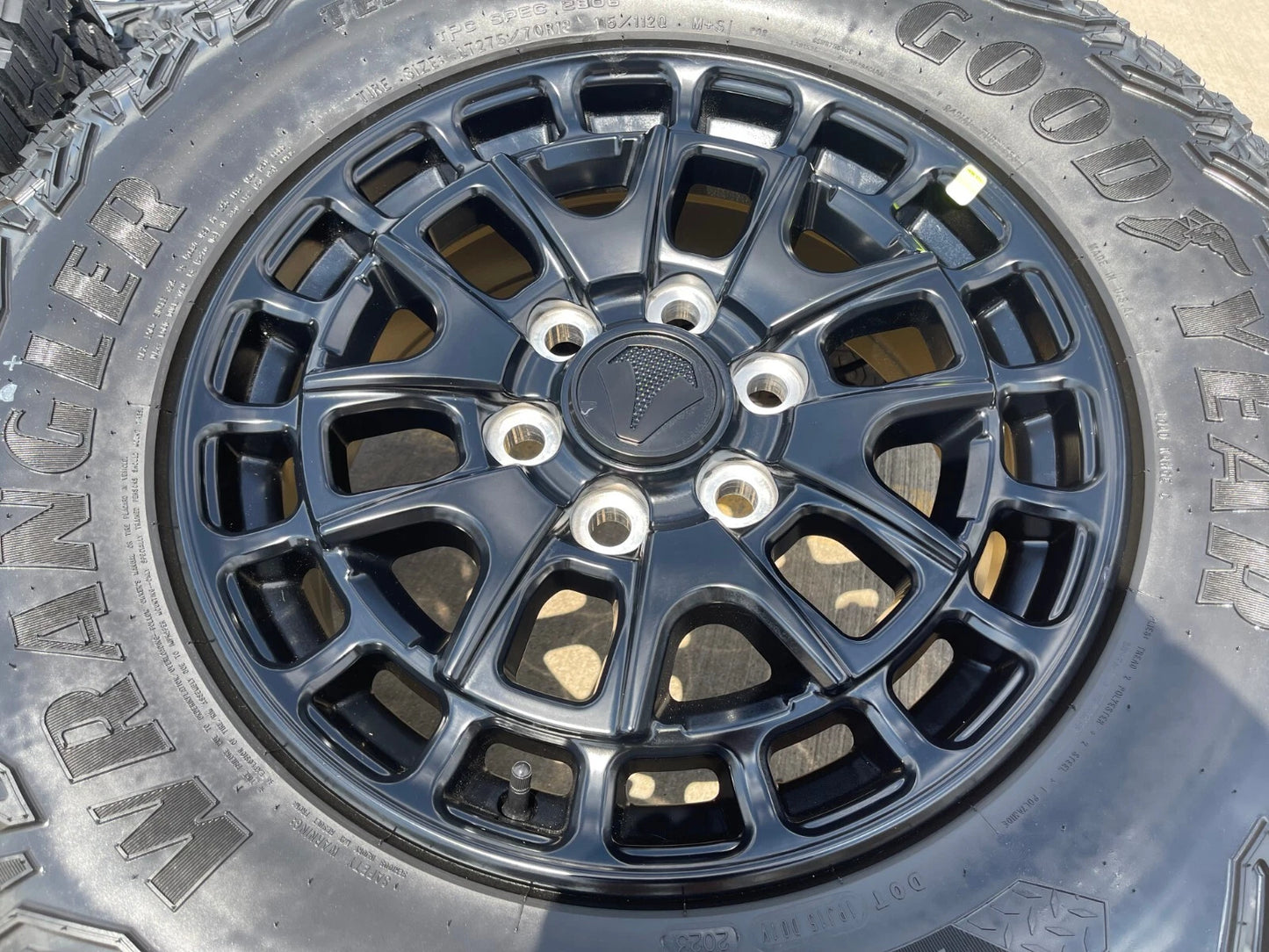18" Toyota Tundra TSS T FORCE TRD OEM black wheels rims Sequoia 2024 2025 NEW