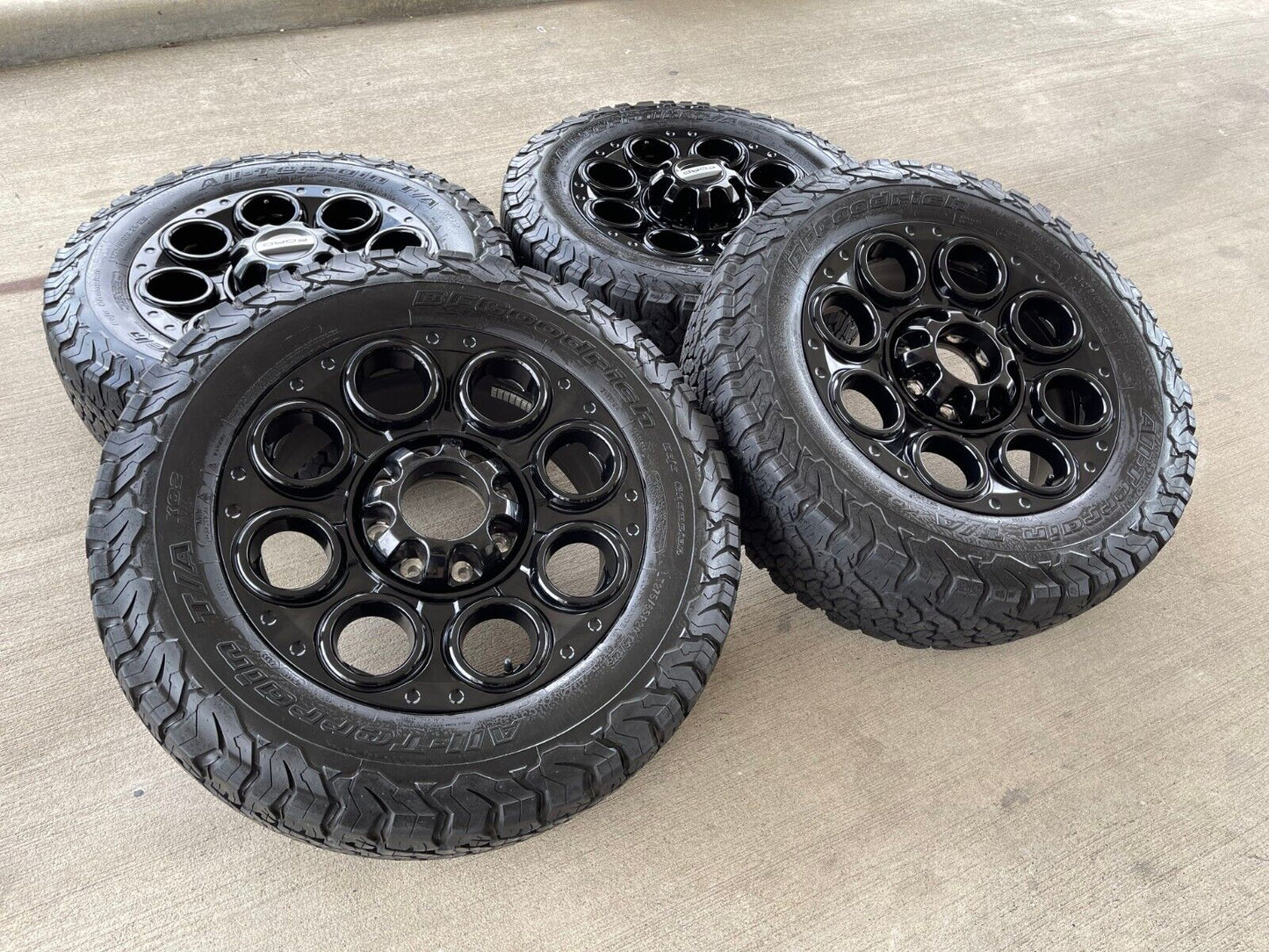 20" Ford F-250 F-350 OEM black TREMOR wheels rims 10299 10484 tires BFG