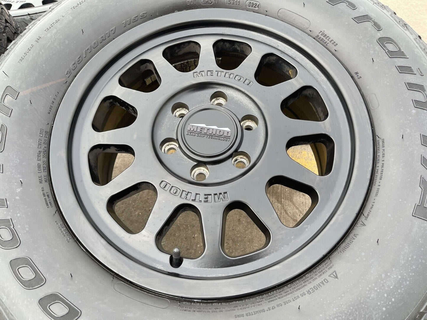 17x7.5 Method MR703 INEOS Grenadier wheels rims tires 6x130 NEW BFG