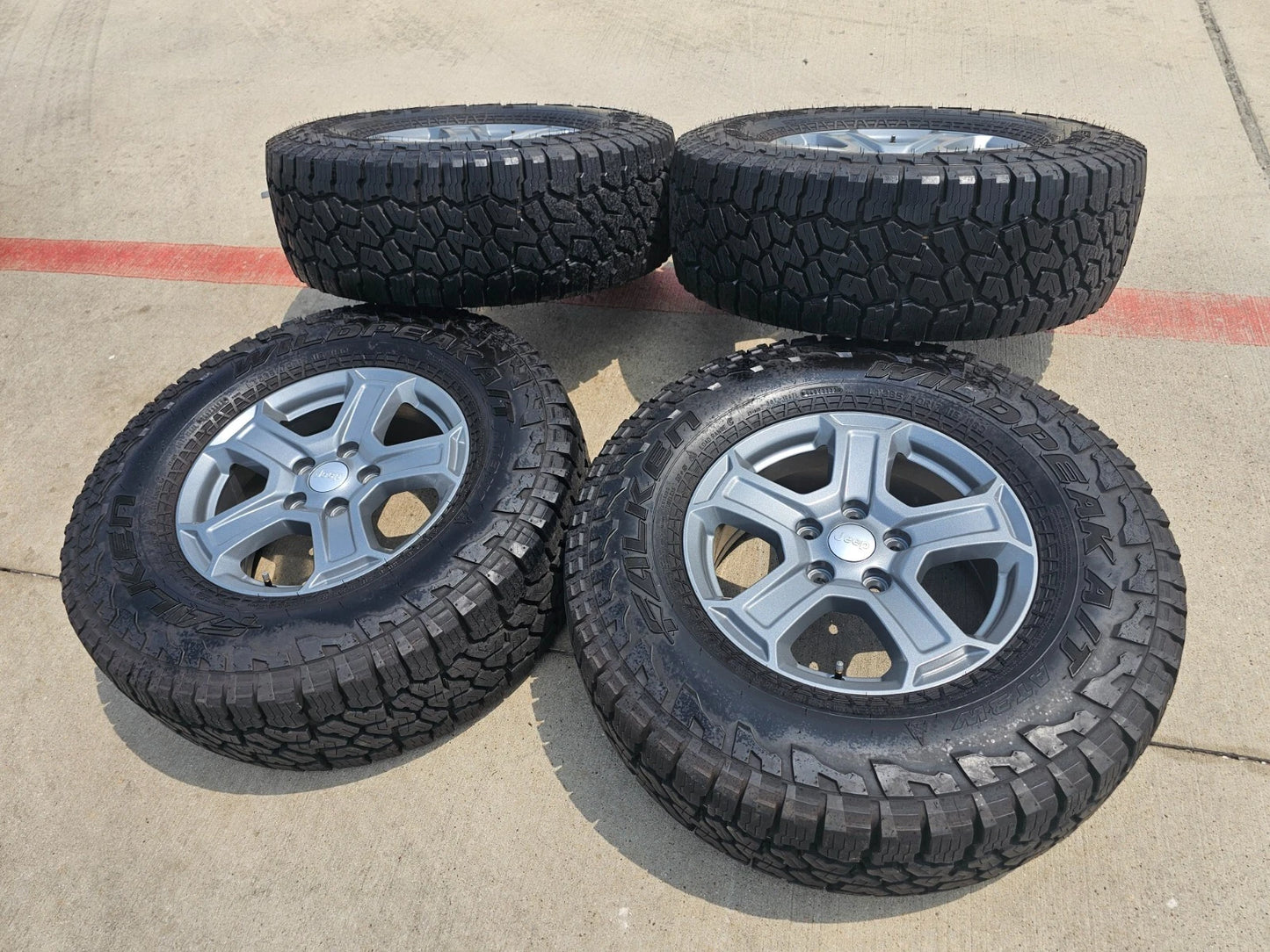 17" Jeep Wrangler Sport OEM wheels rims tires 9216 Gladiator