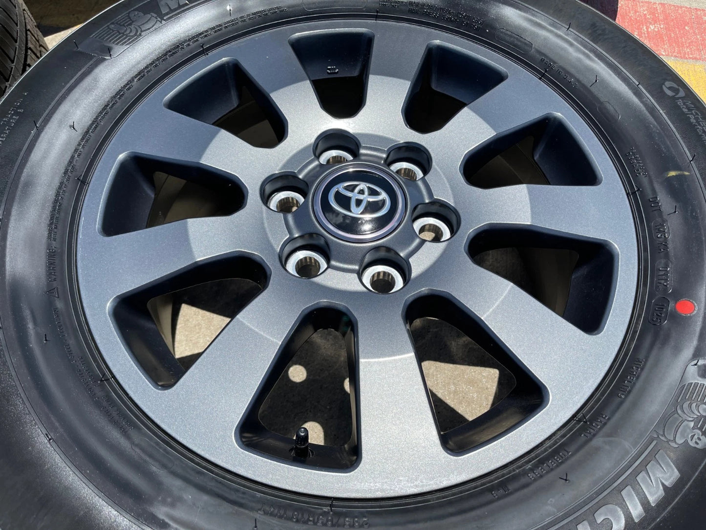 18" Toyota Land Cruiser OEM TRD wheels rims 95952 Tundra Sequoia MICHELIN NEW