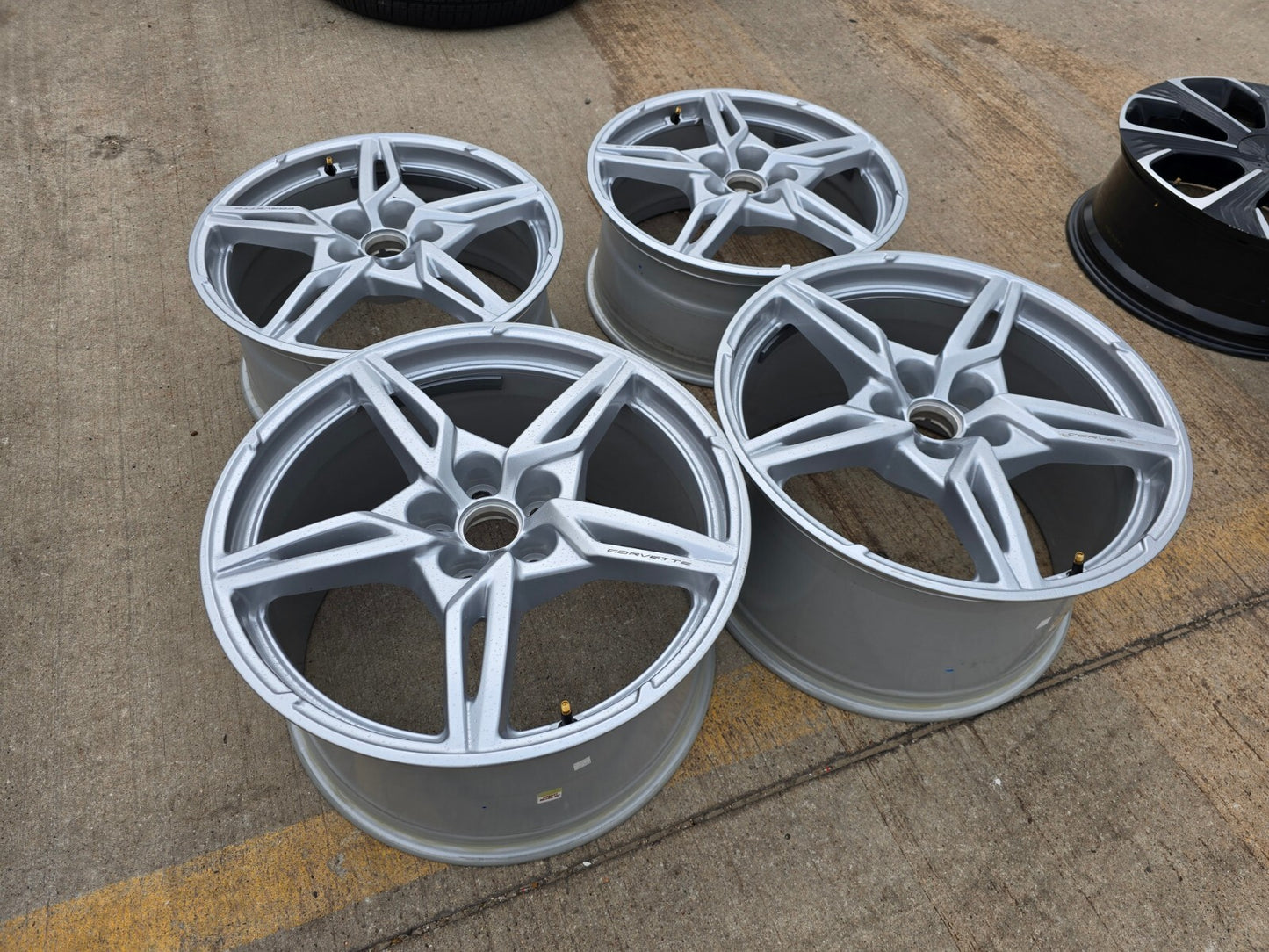19" + 20" Chevy Corvette C8 OEM wheels rims 14007 14008 2022 2023 2024 2025