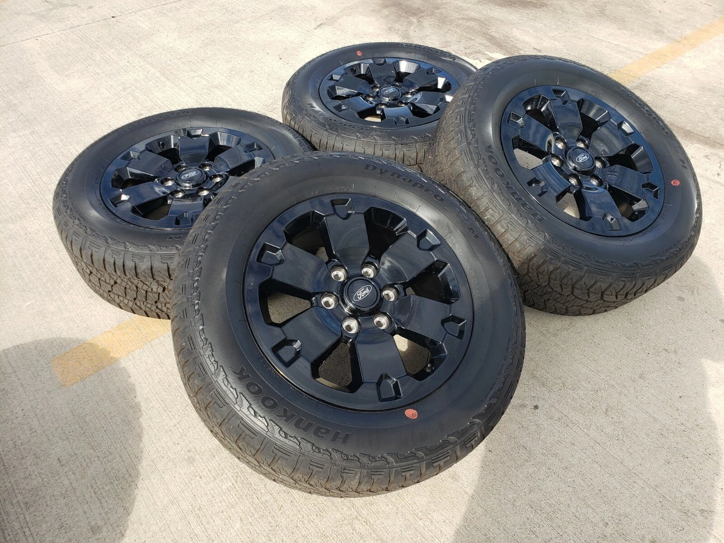 18" Ford Ranger TREMOR Bronco OEM black wheels rims 10282 tires NEW