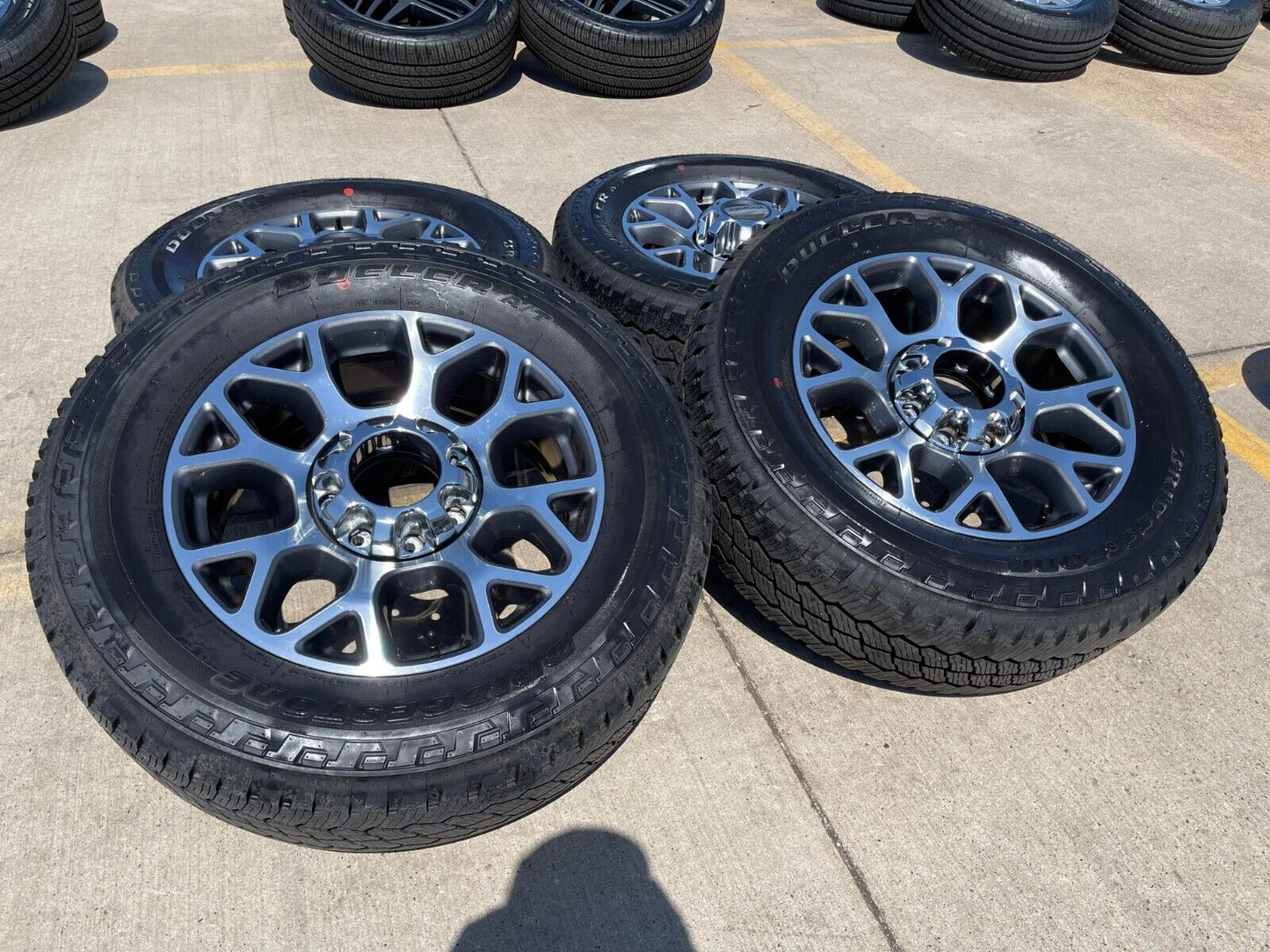 20" Ford F-250 F-350 OEM Lariat wheels rims 10292 tires 2021 2022 2023 2024 2025