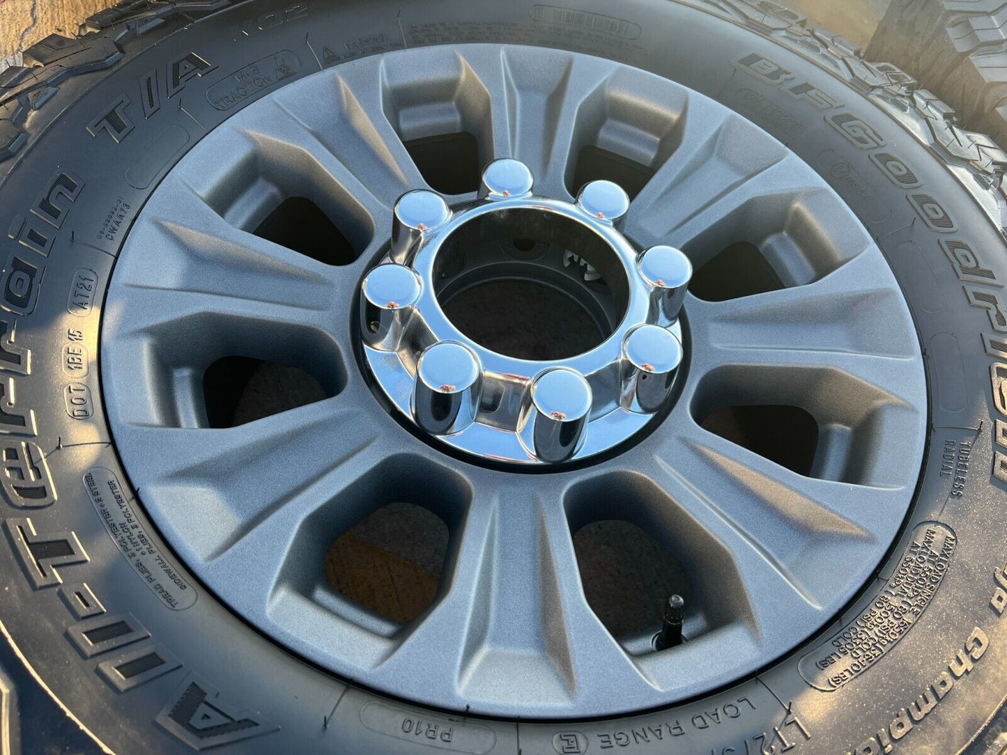 18" Ford F-250 F-350 OEM TREMOR gray rims wheels 10097 tires 2024 2025 NEW BFG