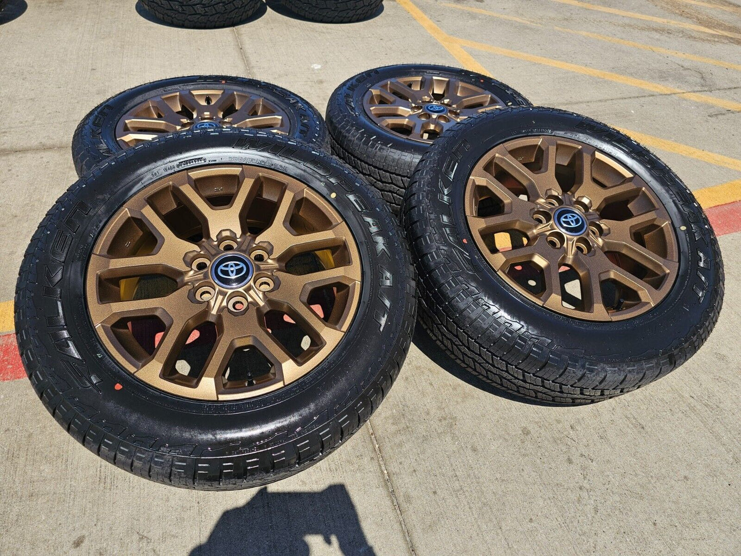 20" Toyota Tundra TSS TRD OEM wheels rims 95359 Sequoia bronze 2024 2025 NEW