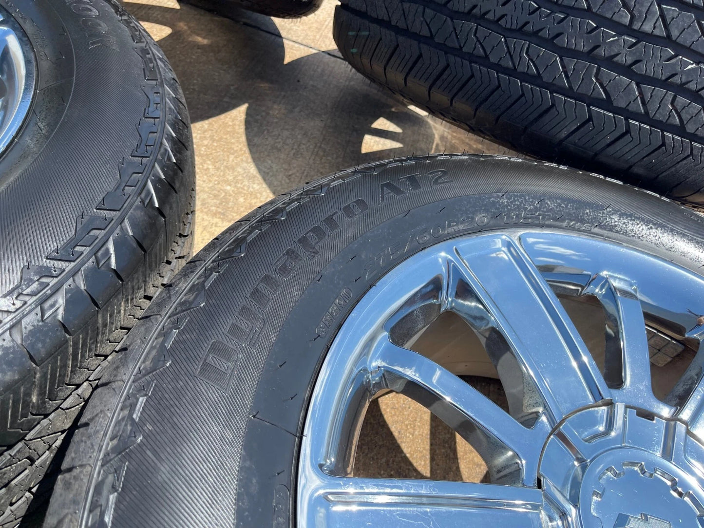 20" Chevy Silverado Tahoe OEM wheels rims 5653 CHROME tires
