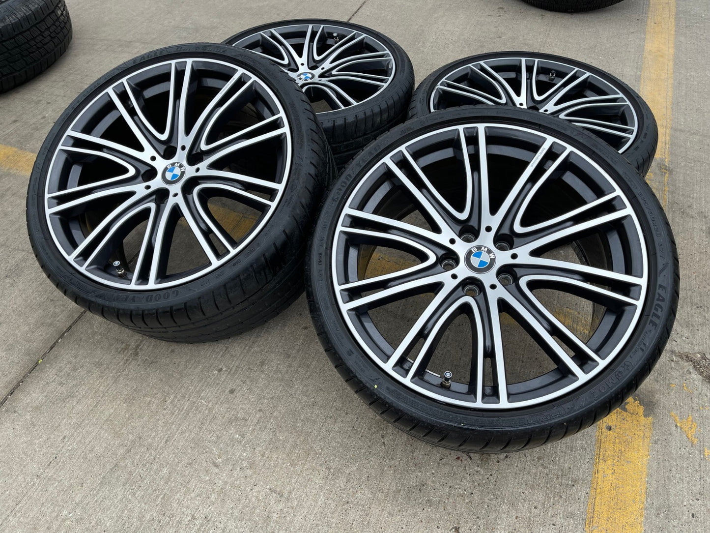 20" BMW OEM 530i M550i 5 Series wheels rims 86336 86340 tires