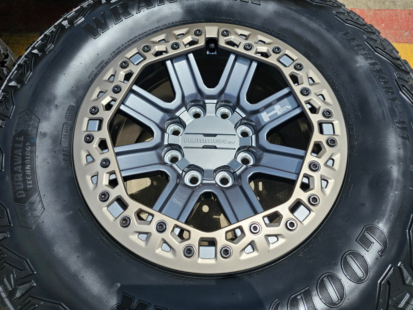 (5) 18" Hummer Grazen beadlock EV HEV 2500 OEM wheels rims 2024 2025 2026 NEW