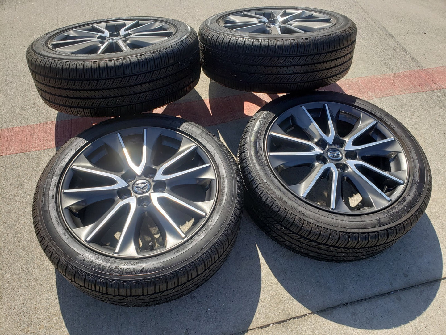 18" Mazda CX-3 3 5 6 OEM wheels rims 64988 tires YOKOHAMA