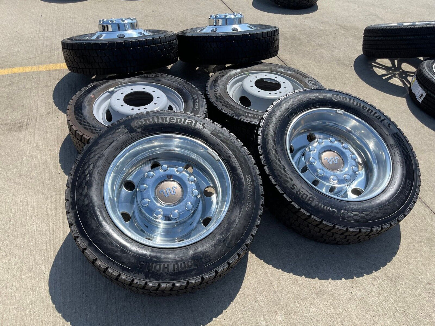 19.5" Ford F-450 Dually F-550 rims wheels RAM 4500 OEM 10x225 2023 2024 2025 NEW
