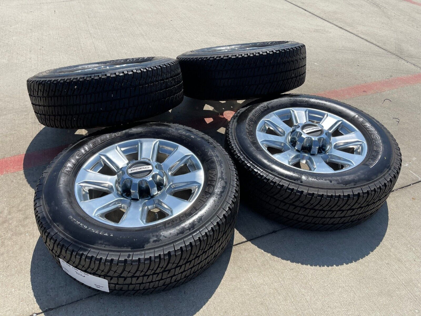 20" Ford F-250 F-350 Platinum OEM rims wheels 10103 tires MICHELIN