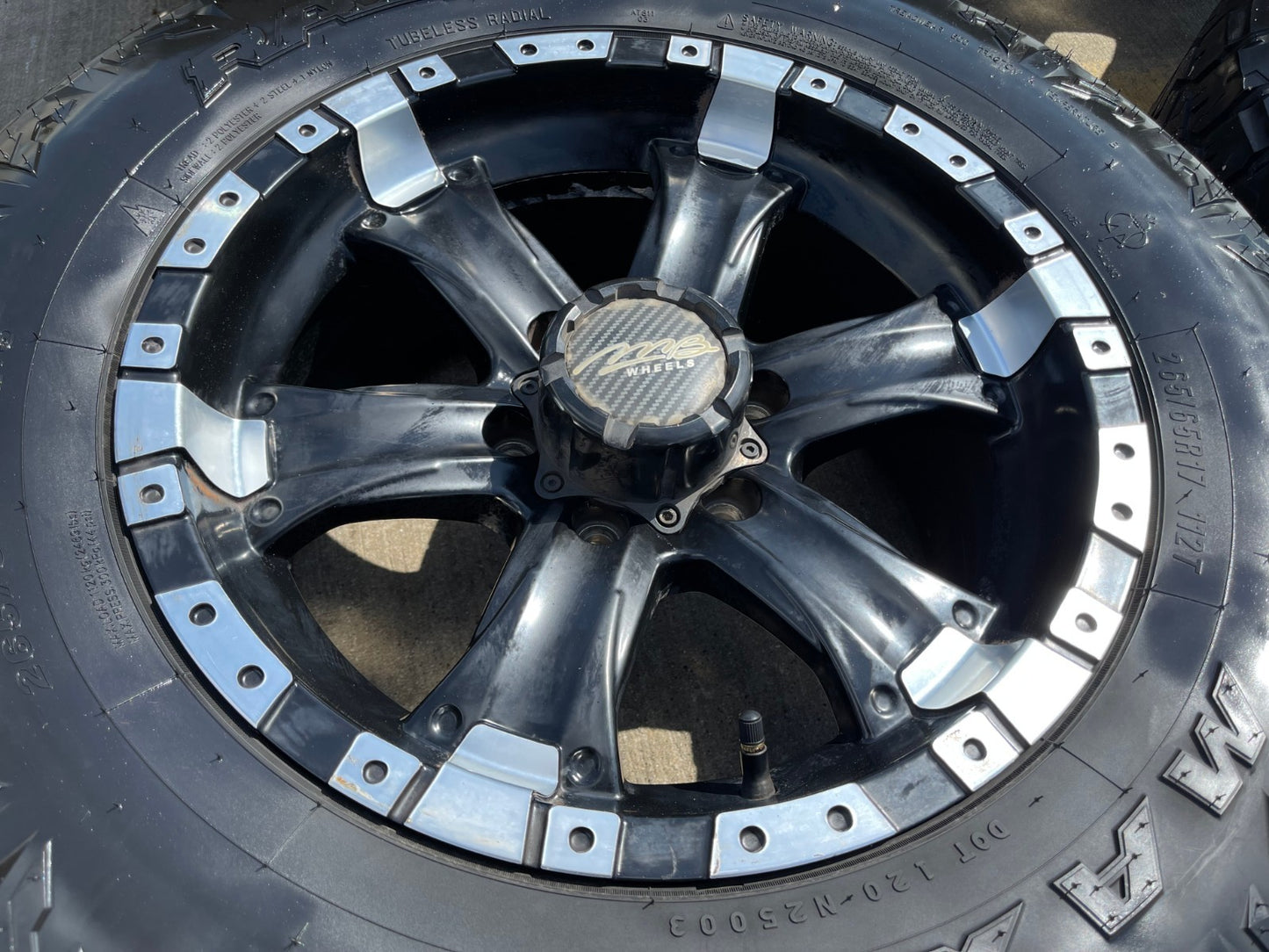 17" 17x8.5 MB Chaos Ford Expedition F-150 6x135 wheels rims tires