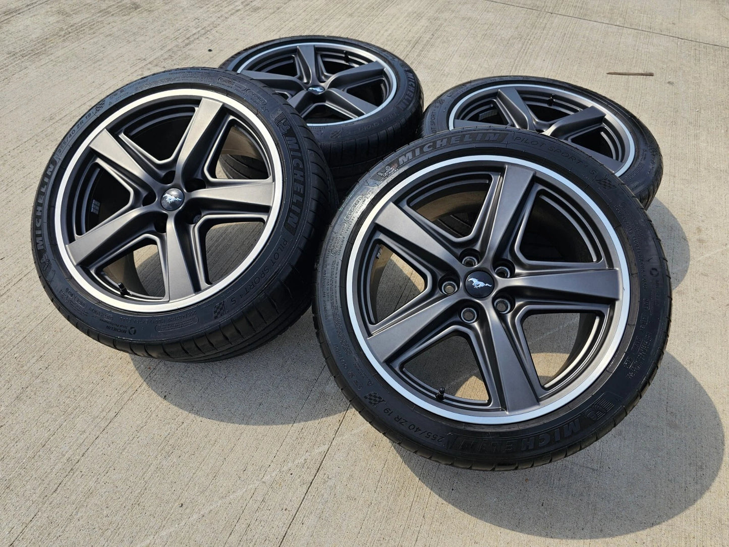 19" Ford Mustang GT Performance OEM wheels rims Mach 1 MICHELIN NEW