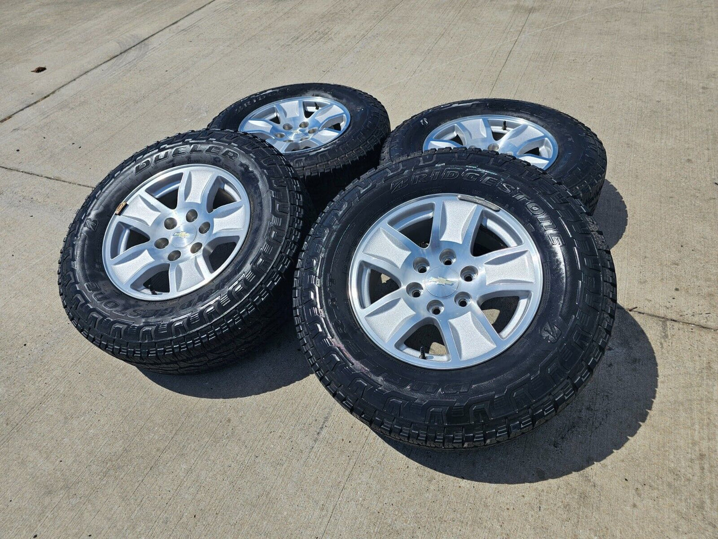17" Chevy Silverado 1500 Tahoe Sierra OEM 5657 wheels rims 2015 2016 2017 2018