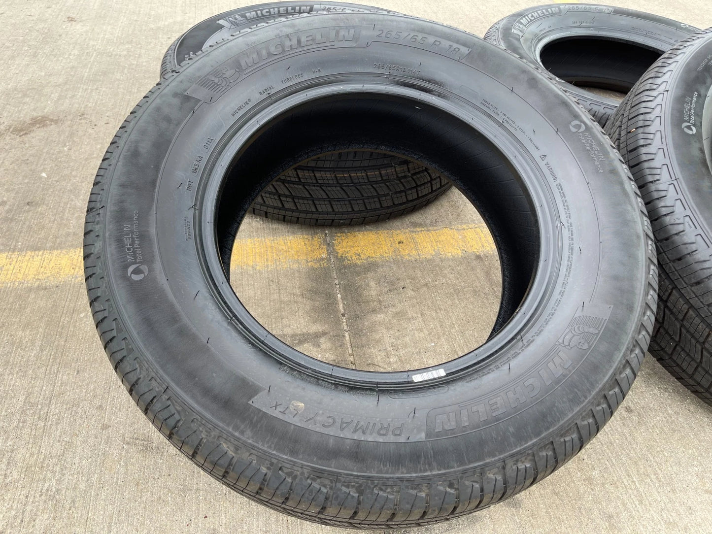 265/65/18 Michelin Primacy LTX tires F-150 Sierra Tahoe Silverado NEW TAKE OFFS