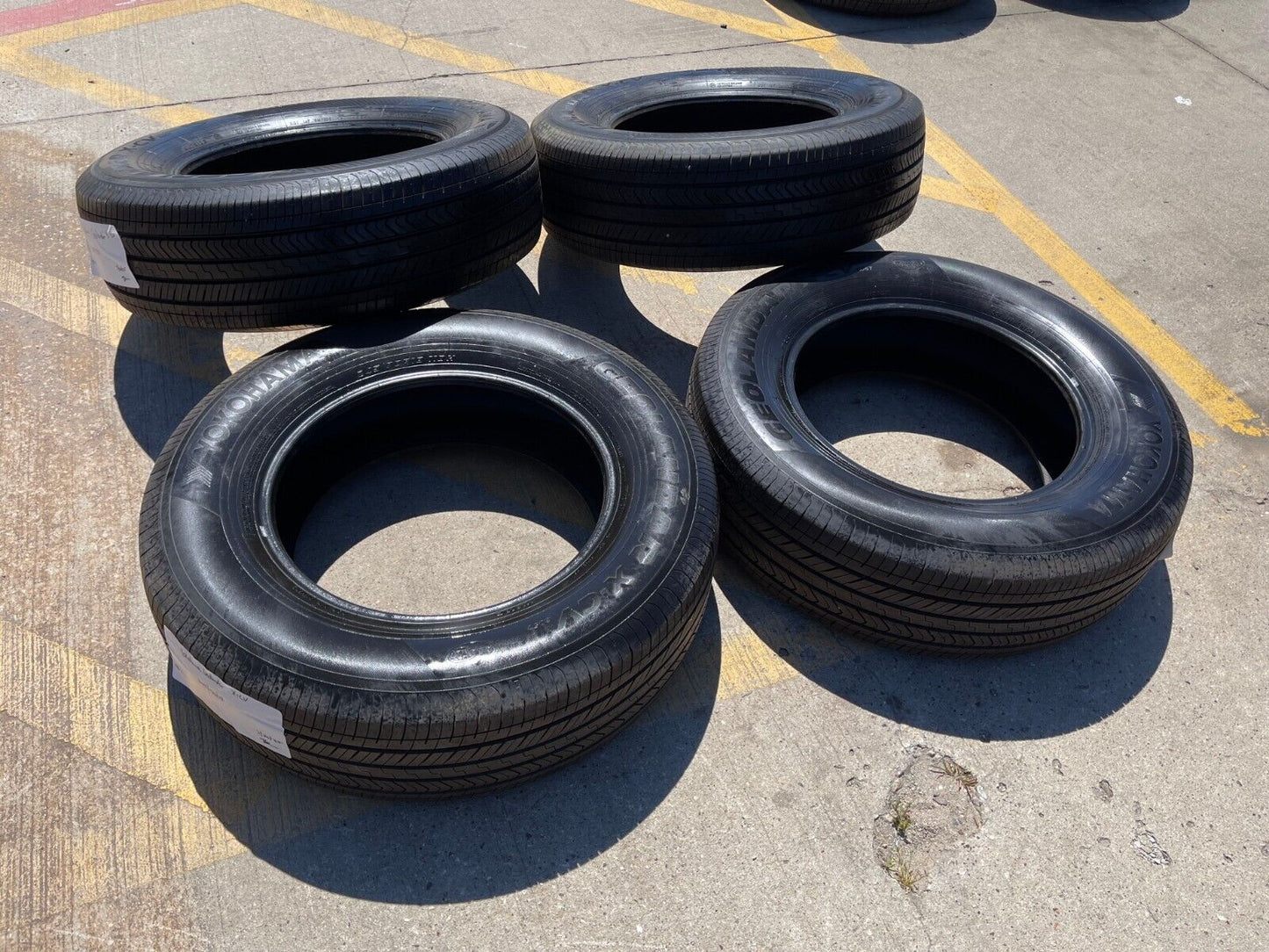 (4) 245/70/18 Yokohama Geolander X-CV tires NEW Sierra Tundra Silverado