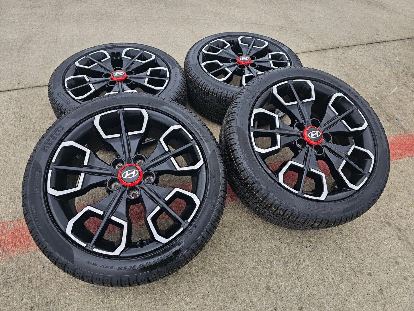 18" Hyundai Elantra Sonata Accent OEM Santa Cruz wheels rims 95231 180411 NEW