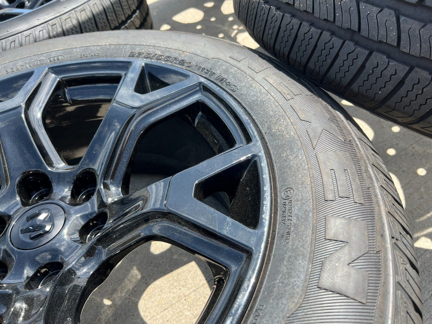 20" Dodge Ram 1500 Jeep Grand Wagoneer OEM black 9296 wheels rims NEW