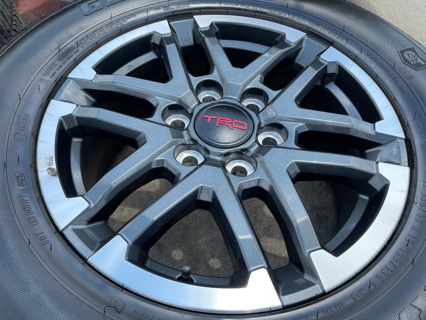 18" Toyota Tacoma 4Runner LIMITED OEM wheels rims tires 2024 2025 2026 NEW