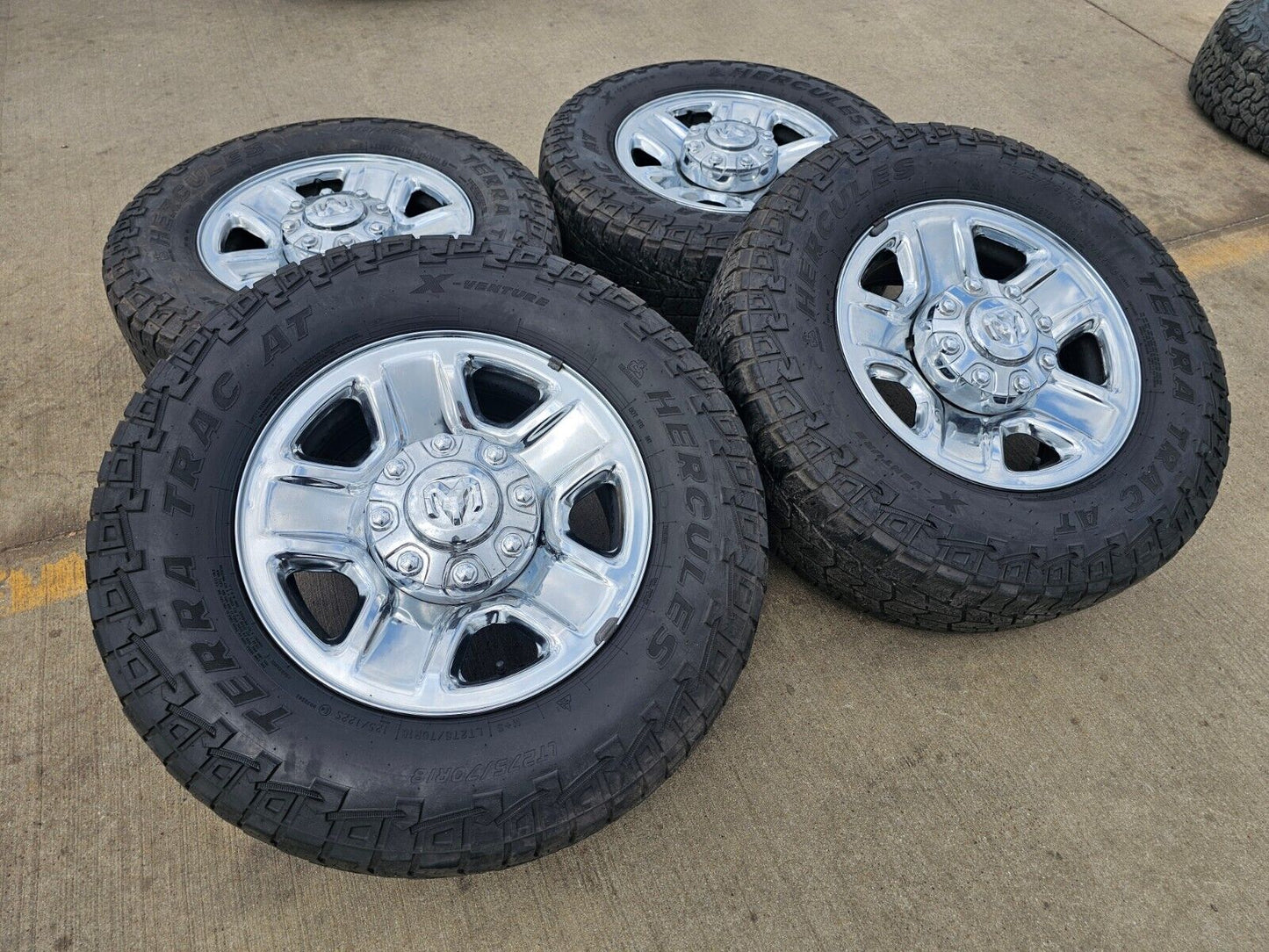 18" Dodge Ram 2500 3500 STEEL chrome OEM 2473 wheels rims tires HERCULES