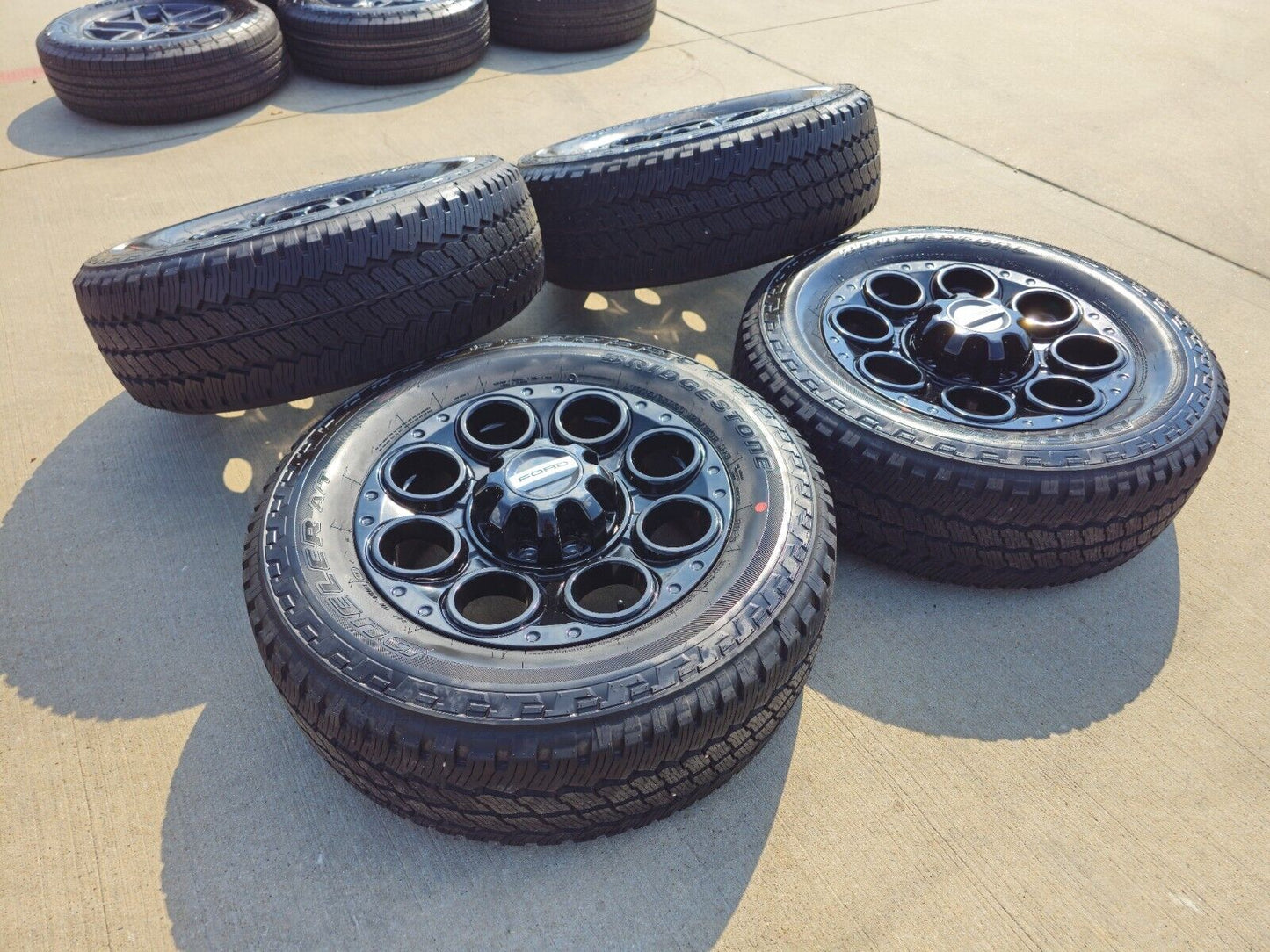 20" Ford F-250 F-350 OEM black TREMOR wheels rims 10299 tires 2023 2024