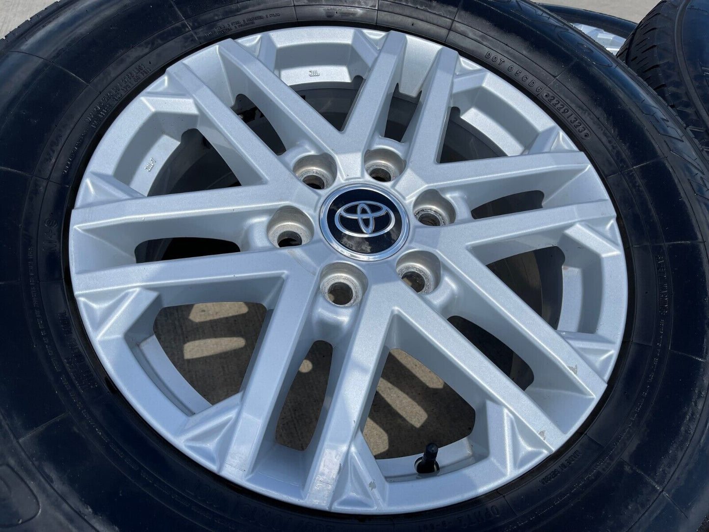 18" Toyota Tundra Sequoia OEM wheels rims tires 75281 LX600 2023 2024 2025