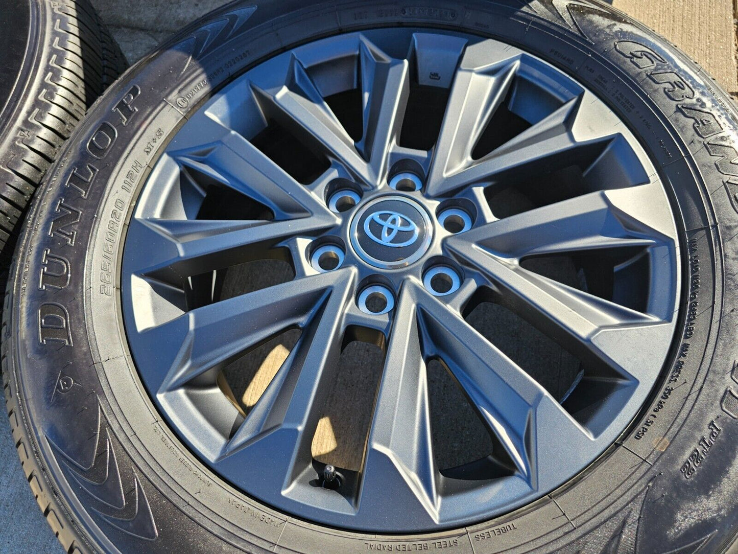 20" Toyota Land Cruiser OEM wheels rims Tundra Sequoia 2023 2024 2025 NEW